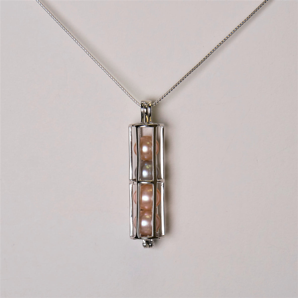Quad Cage Necklace