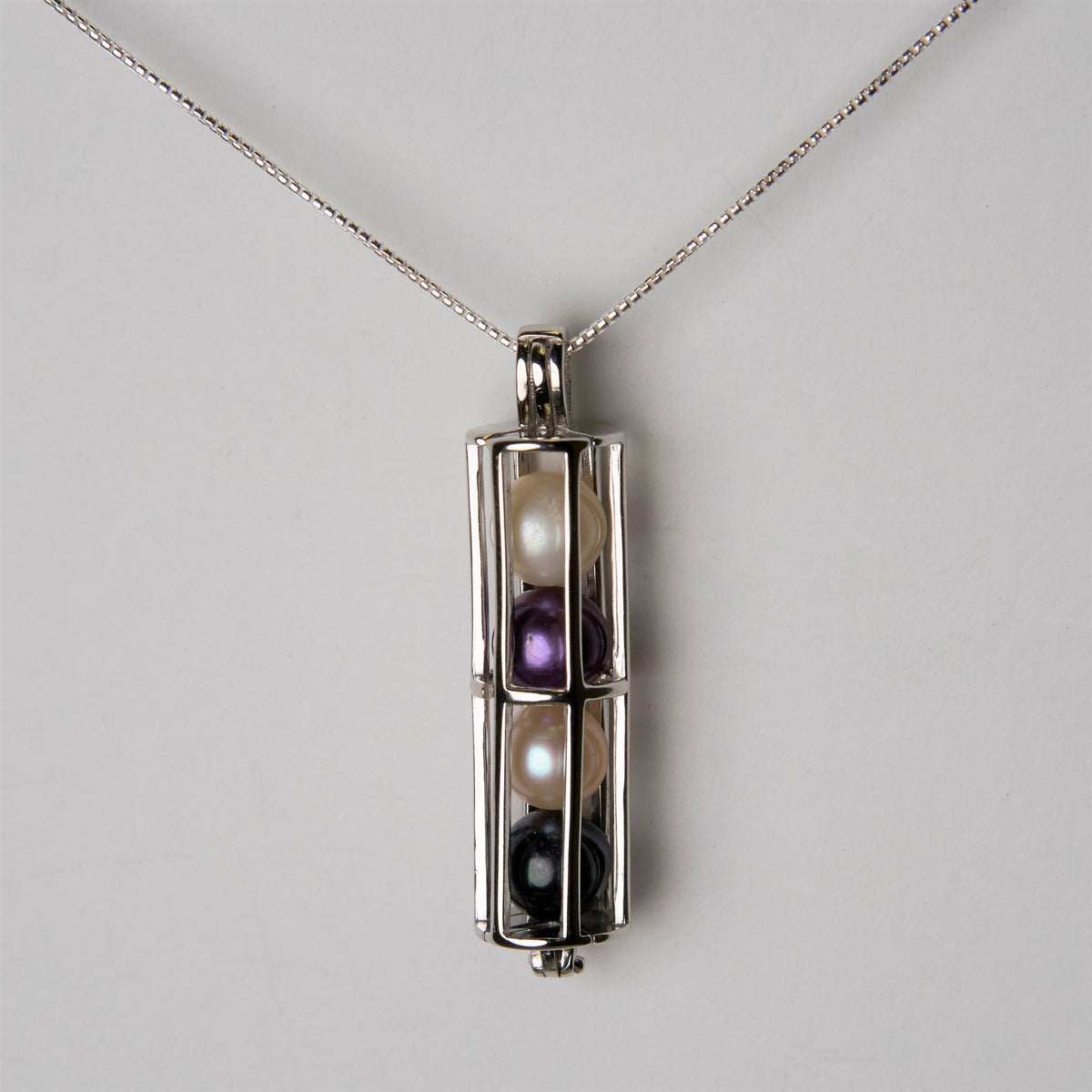 Quad Cage Necklace