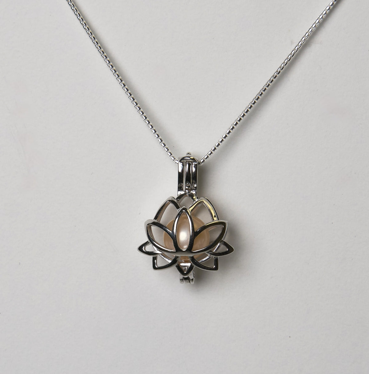 Lotus Cage Necklace