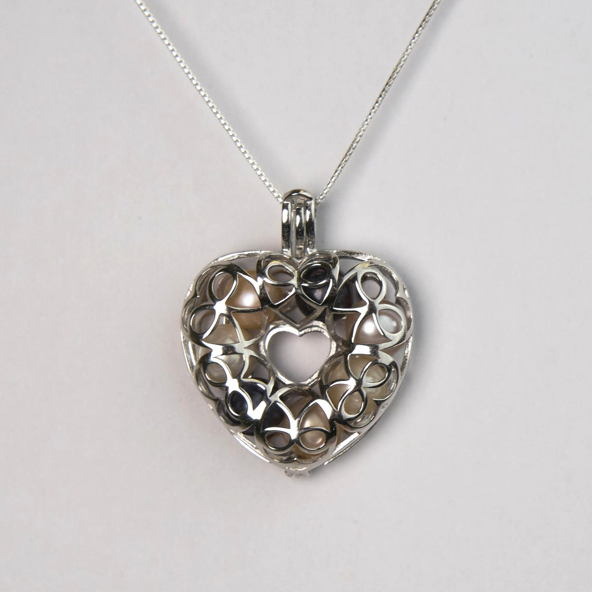 Heartburst Cage Necklace