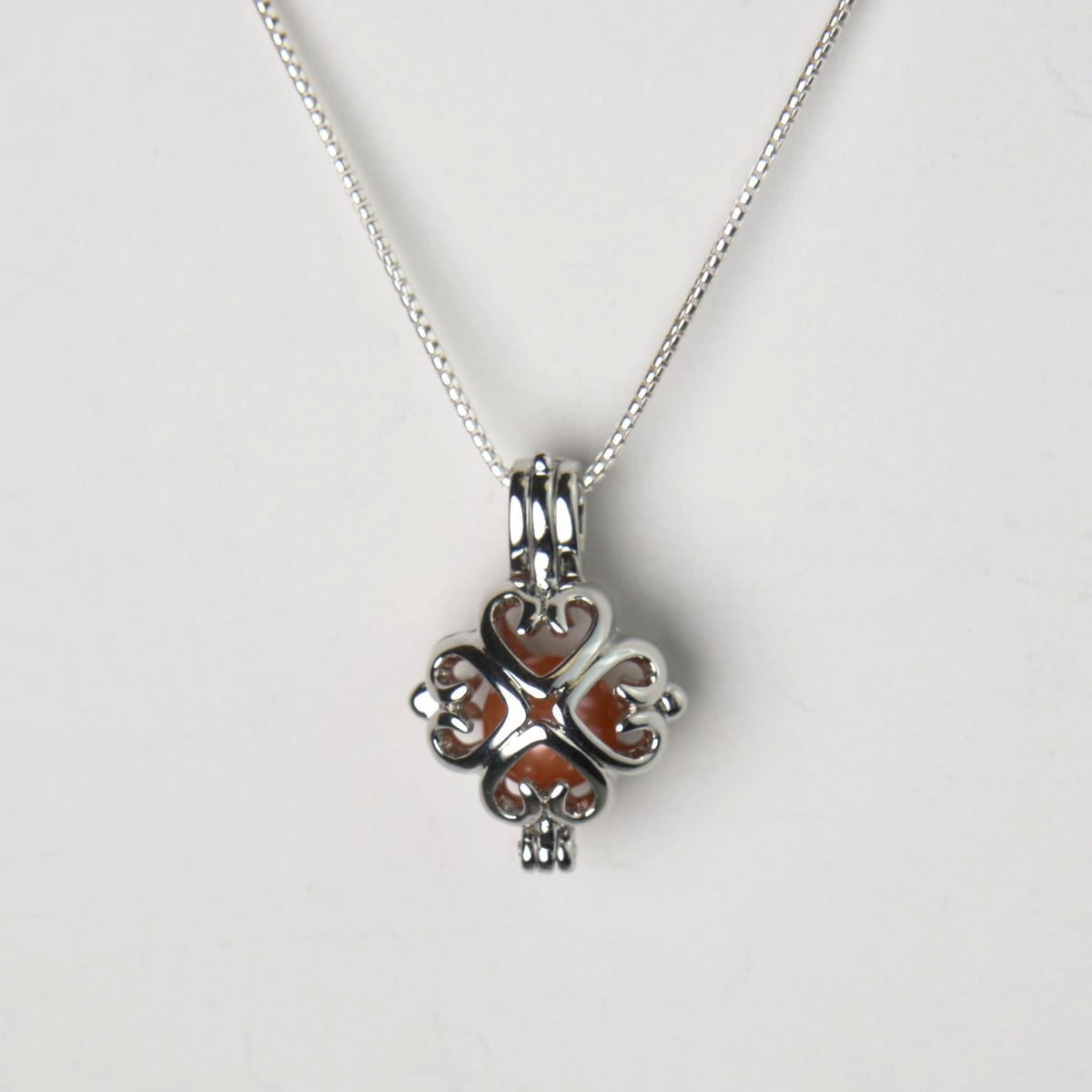 Bargain Cave - 4 Hearts Cage Necklace