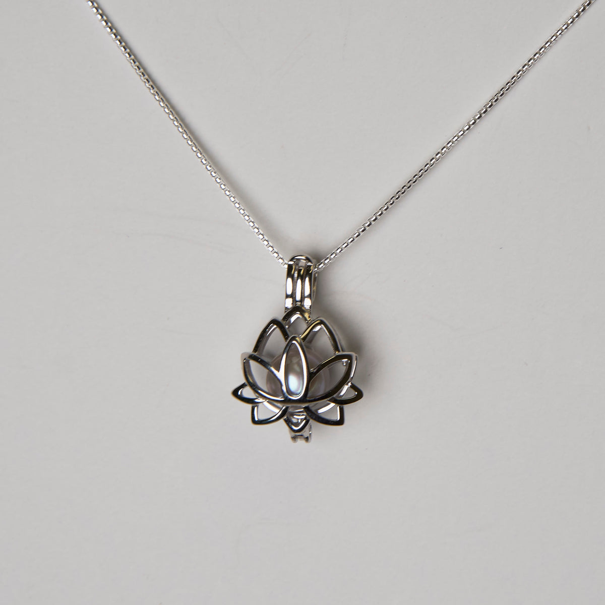 Lotus Cage Necklace
