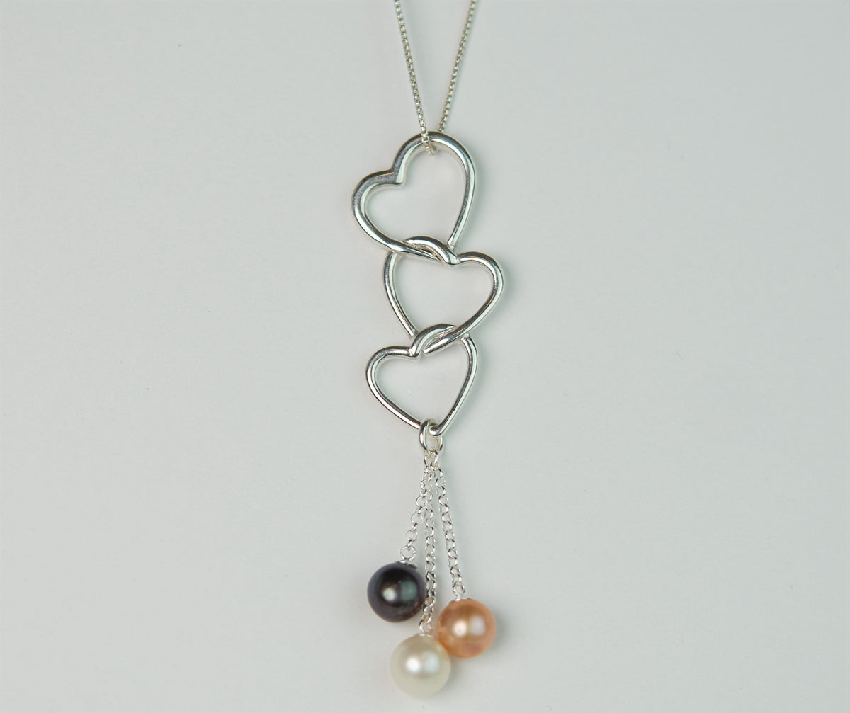Three Hearts Necklace