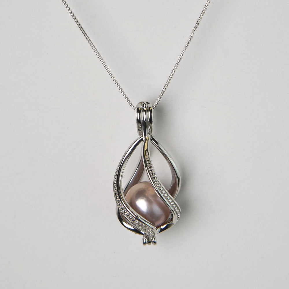 Open Cage Edison Necklace