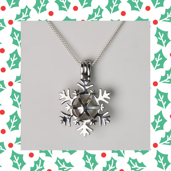 Snowflake Cage Necklace