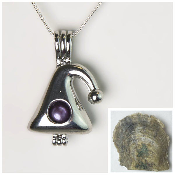 Santa Hat Necklace + Pearl Reveal