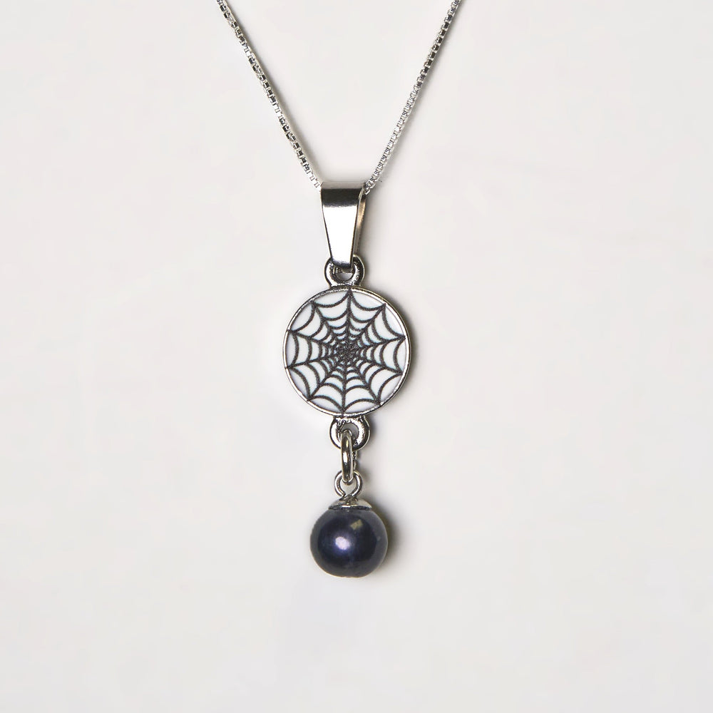 Bargain Cave - Web Necklace (Black)