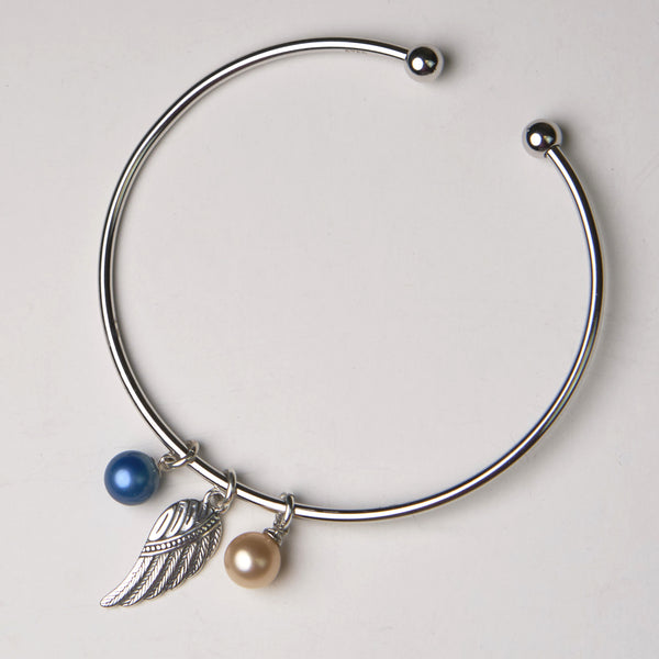 Bargain Cave - Angel Wing Bangle Bracelet
