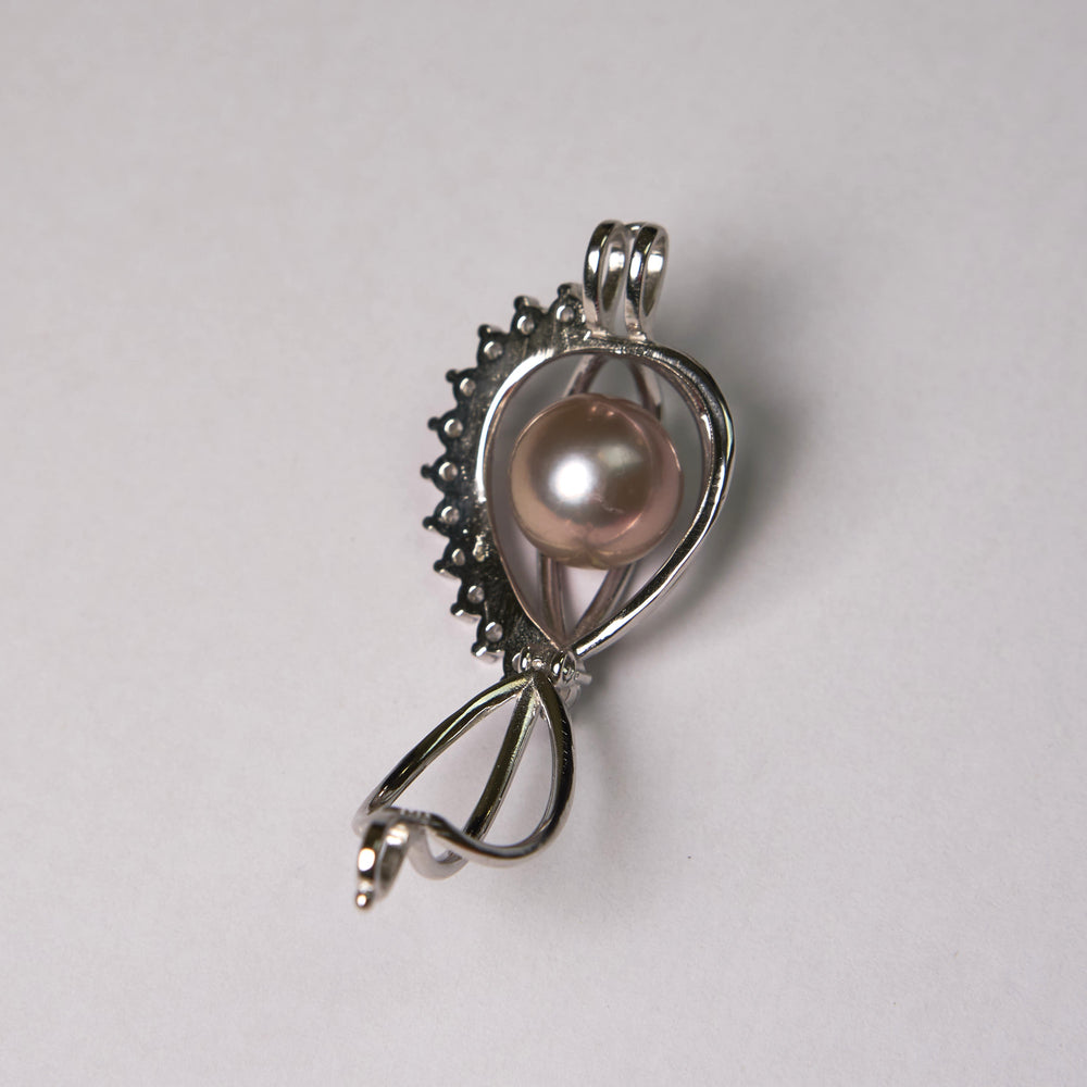 Serenity Cage Edison Necklace