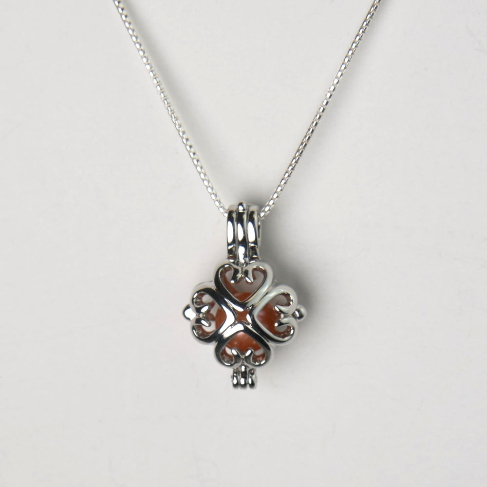 Bargain Cave - 4 Hearts Cage Necklace