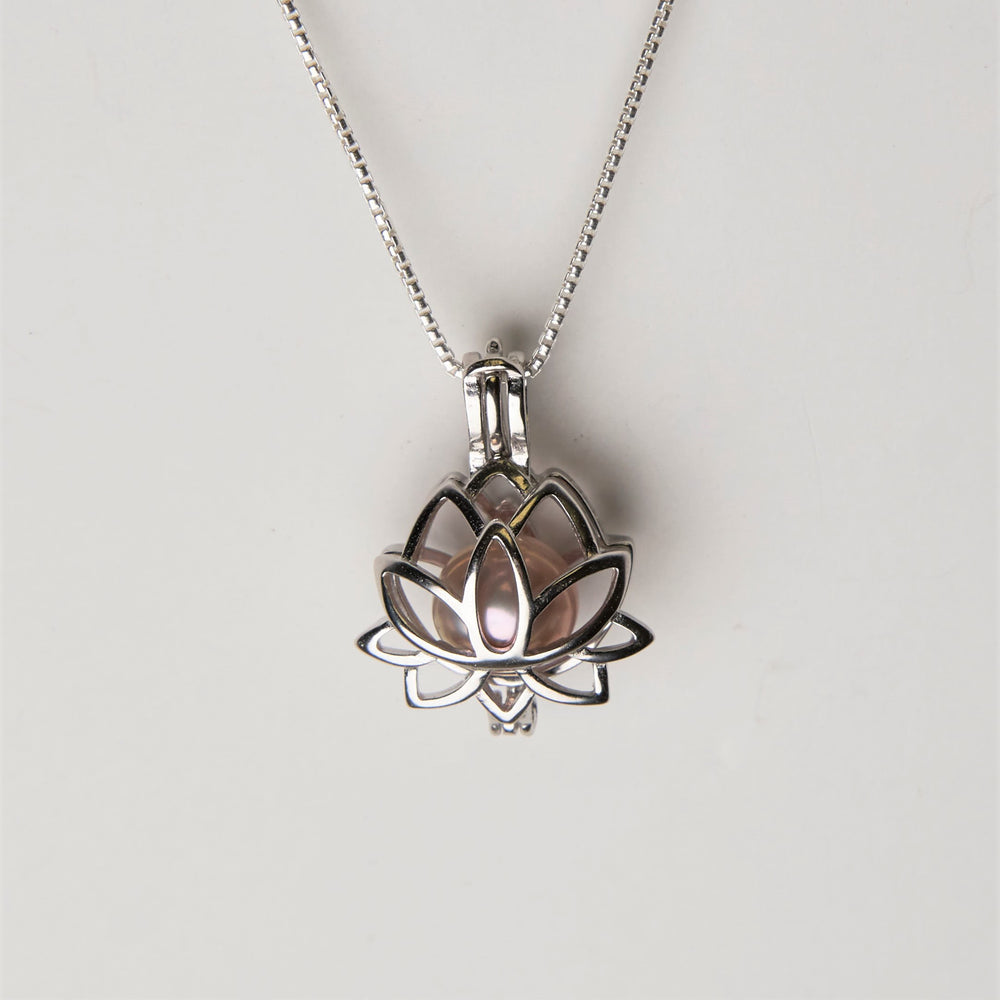 Lotus Cage Necklace