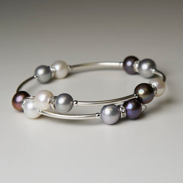 Custom Silver Wrap Bracelet