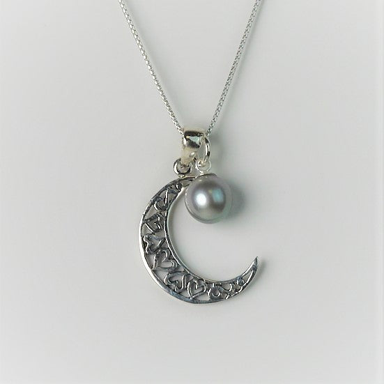 Moon Necklace – The Pearl Dude